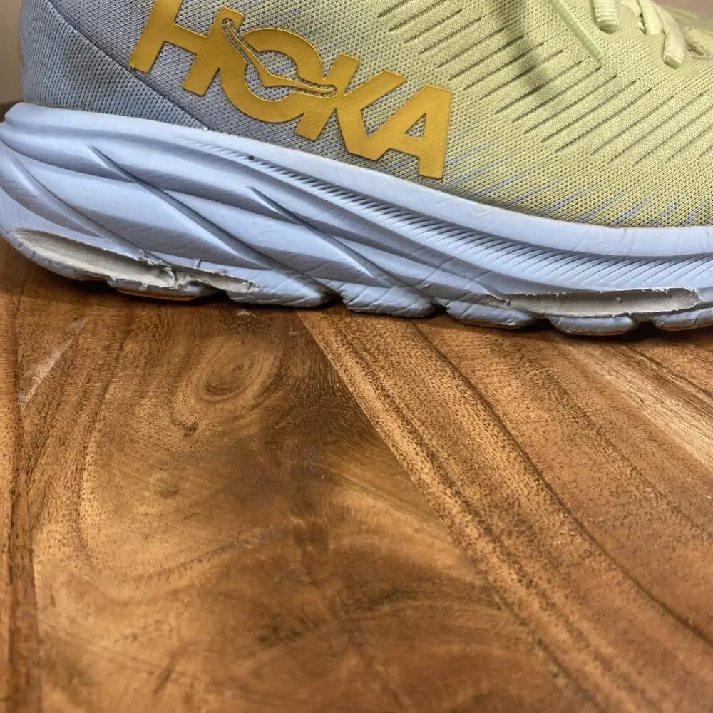 Hoka One One Rincon 3 Butterfly Summer Song Womens Green Size 7.5 Running Shoes